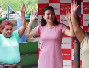 La Alcaldía Distrital se unió a la iniciativa de Veolia para conmemorar el Día Internacional de la Mujer en la vereda Patio Bonito